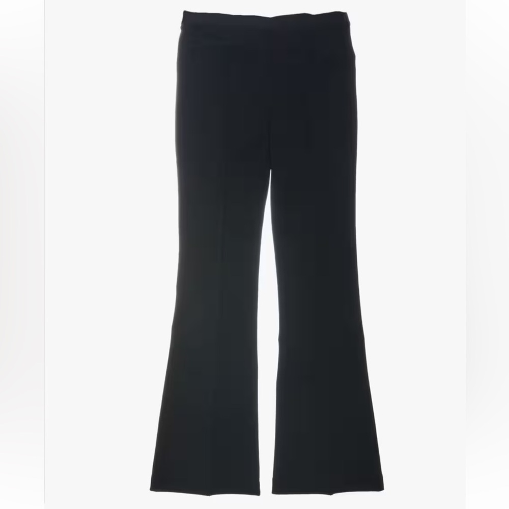 Helmut Lang cropped flare rib legging
